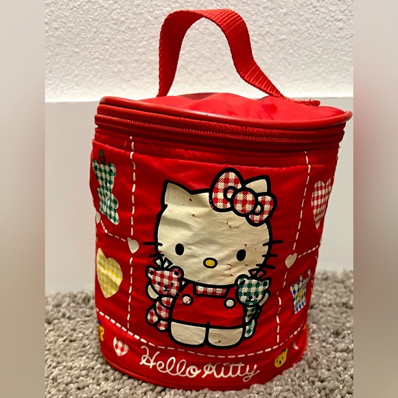 RARE. VINTAGE 1994 Sanrio Hello Kitty vanity bag - Picture 1 of 7